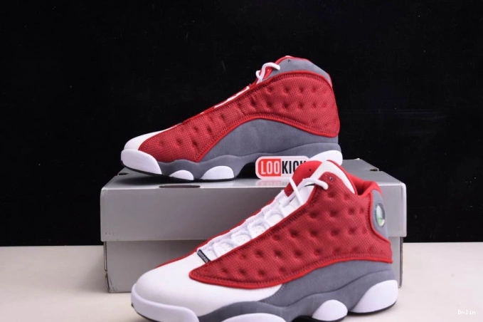 Bmlin Shoes Flint Red Gym Retro 13 Grey 414571-600 Air Jordan 0804
